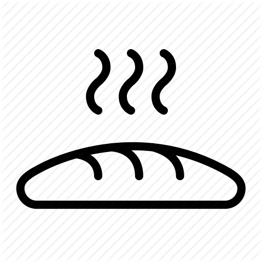 512x512 Baguette, Bread, Fresh Bread Icon