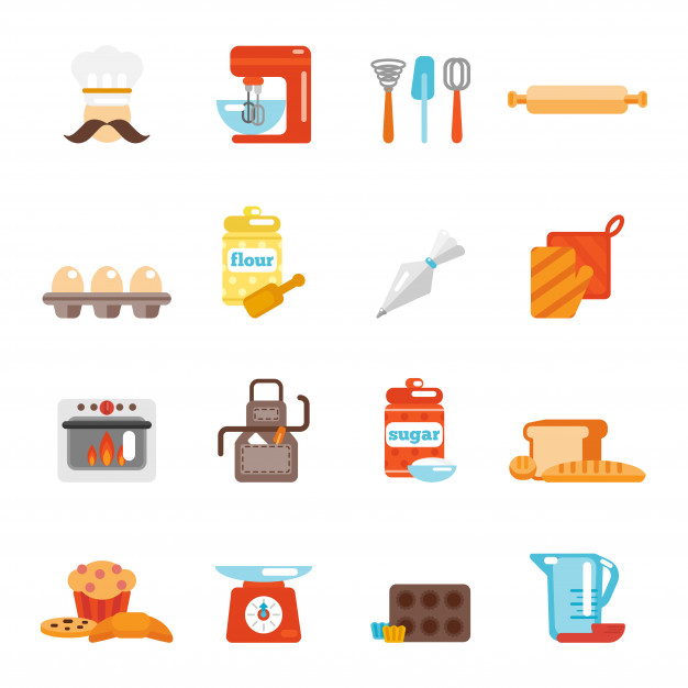 626x626 Bakery Icon Flat Vector Free Download
