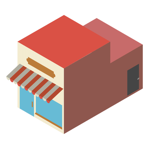 512x512 Bakery Isometric Icon
