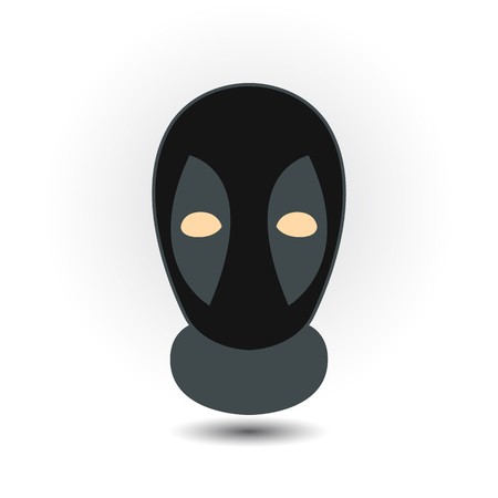 450x450 Balaclava Mask Symbol Simple Flat Icon On Background Royalty Free