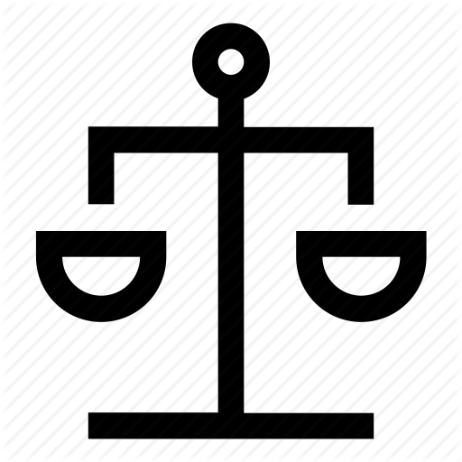 512x512 Balance Scale, Justice, Law, Measure, Weight Balance Icon
