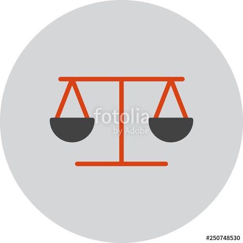 500x500 Vector Balance Icon Stock Image And Royalty Free Vector