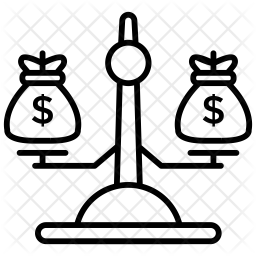 256x256 Money Balance Icon Of Line Style