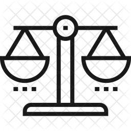 256x256 Balance Icon Of Line Style