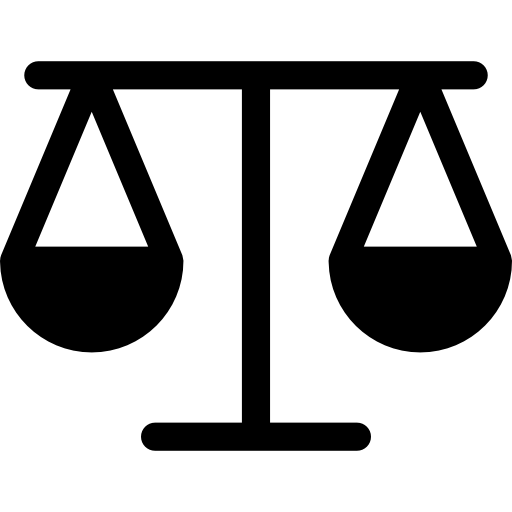 512x512 Balancing Scale Outline Icons Free Download