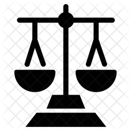 256x256 Balance Scale Icon Of Glyph Style