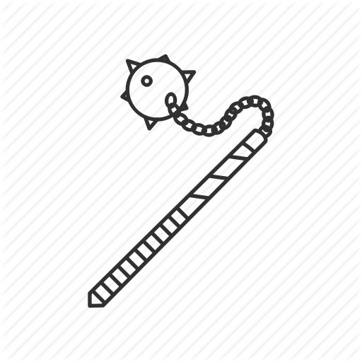 512x512 Ball And Chain, Blunt, Bola, Flail, Medieval, Melee, Weapon Icon