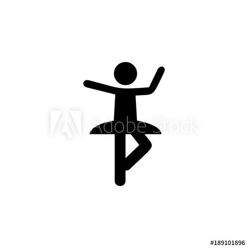 500x500 Silhouette Of Ballerina Icon Elements Of Russian Culture Icon