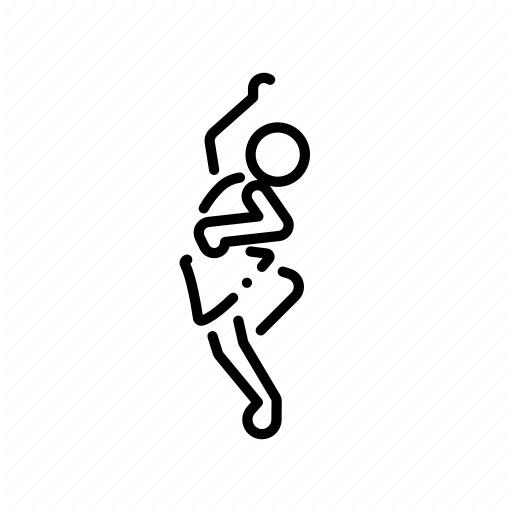 512x512 Ballerina, Ballet, Class, Dance, Dancer, Isolated Icon