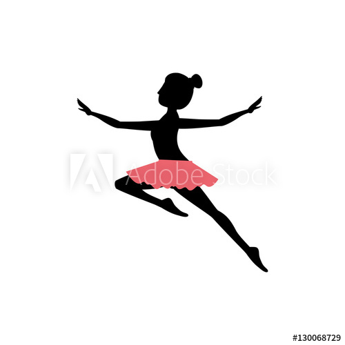 500x500 Girl Practice Ballet Icon Dancer Sport Person Health And Balance