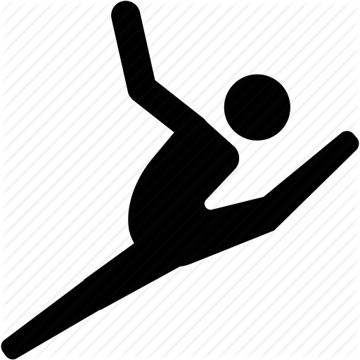 512x512 Ballet, Dance, Dancer, Jazz, Jump, Leap Icon