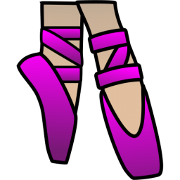 Purple Ballerina Shoes Icon, Png Clipart Image 256x256 Purple Ballerina Shoes Icon, Png Clipart Image