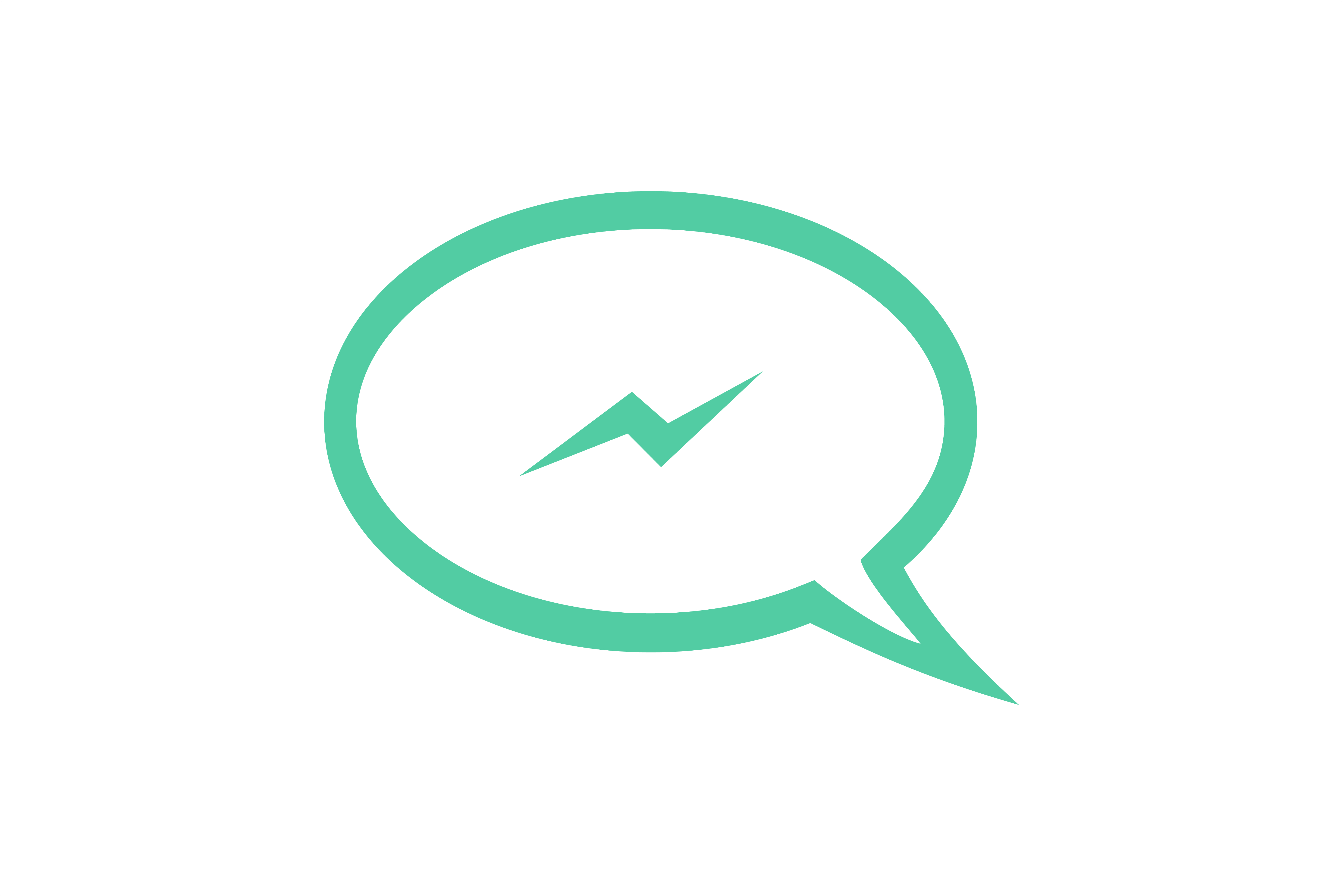 5800x3870 Speech Balloon Icon Graphic