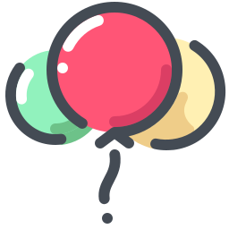 256x256 Party Balloons Icon