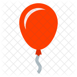 256x256 Party Balloon Icon Of Flat Style