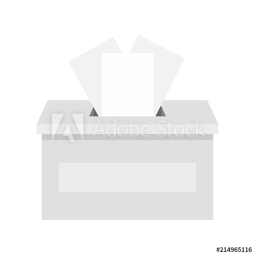 500x500 Ballot Box Icon Flat Illustration Of Ballot Box Vector Icon