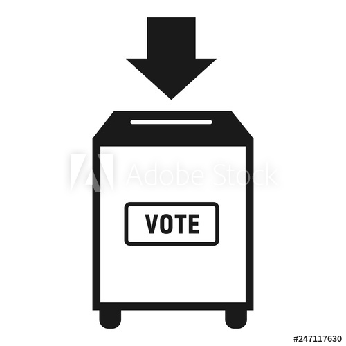 500x500 Ballot Box Icon Simple Illustration Of Ballot Box Vector Icon