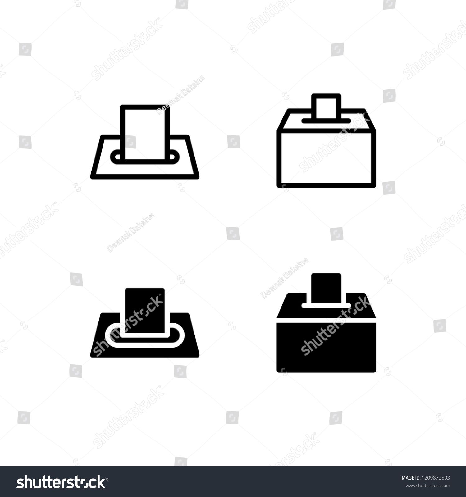 1500x1600 Election Icon Design Election, Ballot Box, Vote, Democracy