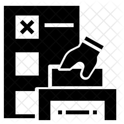 256x256 Ballot Icon Of Glyph Style