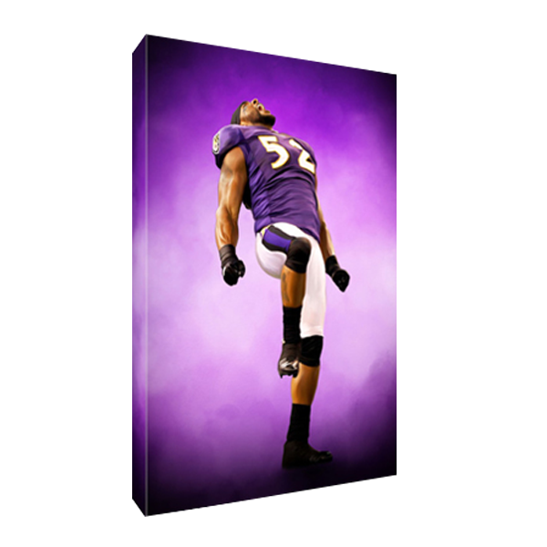 600x600 Baltimore Ravens Icon Ray Lewis Poster Photo Painting On Canvas