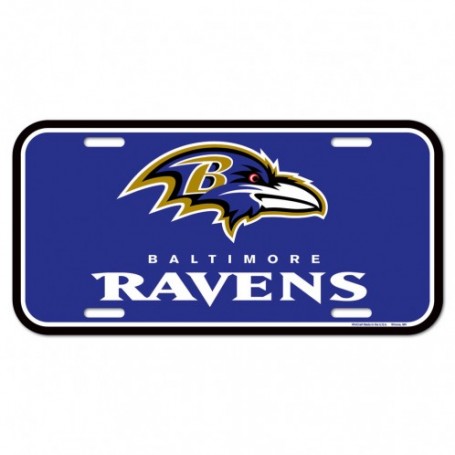 455x455 Baltimore Ravens License Plate