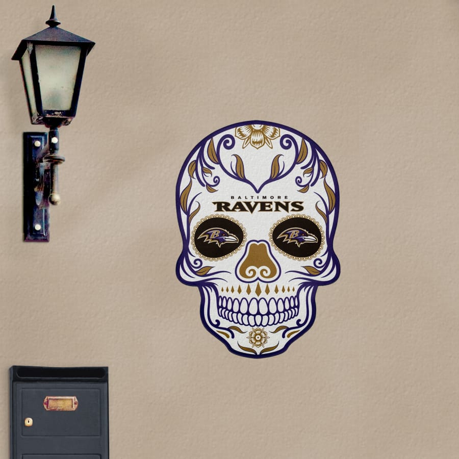 900x900 Baltimore Ravens Skull