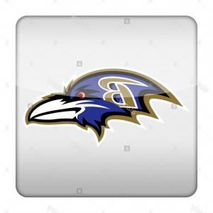 300x300 Baltimore Ravens Logo Silhouette Studio Transfer Iron On Cut