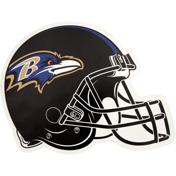 600x600 Applied Icon Nfl Baltimore Ravens Outdoor Helmet Graphic Large