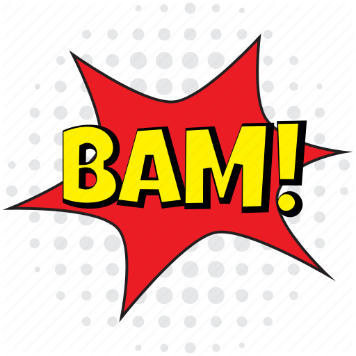 512x512 Bam, Bam Comic, Bam Comic Bubble, Bam Speech Bubble, Crack Bubble Icon