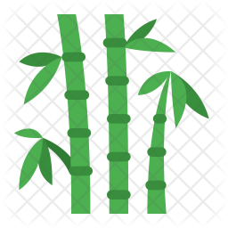 256x256 Bamboo Icon Of Flat Style