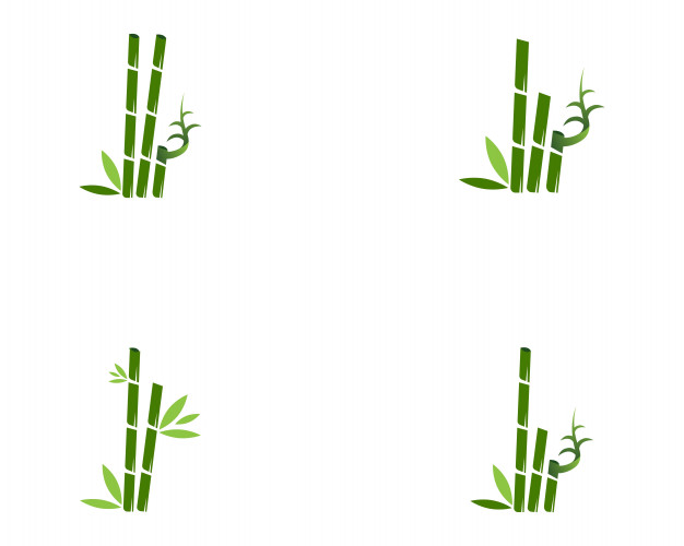 626x500 Bamboo Icon Spa Logo Design Vector Illustration Vector Premium