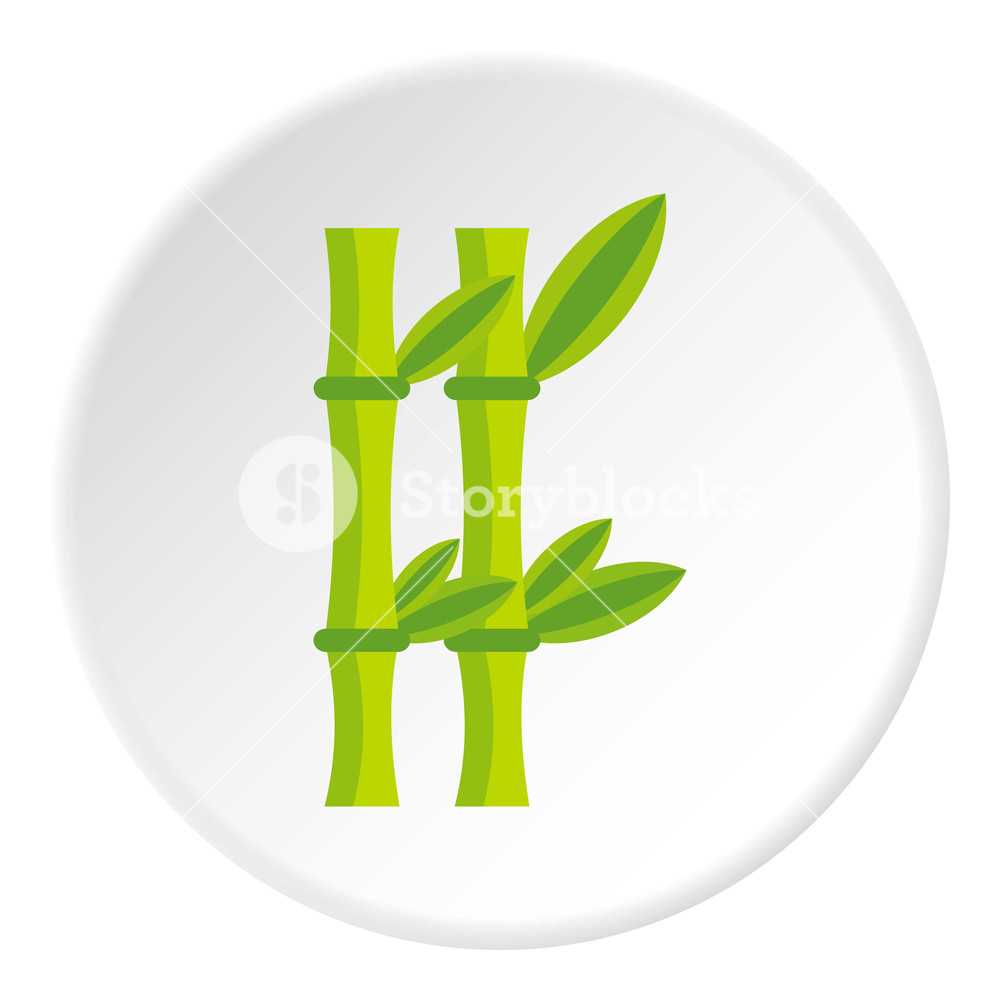 1000x1000 Bamboo Icon Flat Illustration Of Bamboo Vector Icon For Web