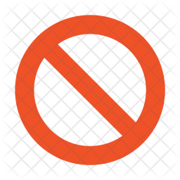 256x256 Ban Icon Of Flat Style
