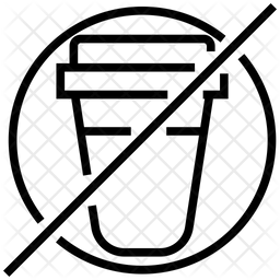 256x256 Container Ban Icon Of Line Style