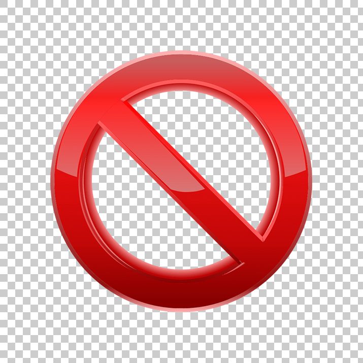 715x715 Glossy Ban Icon Png Image Free Download