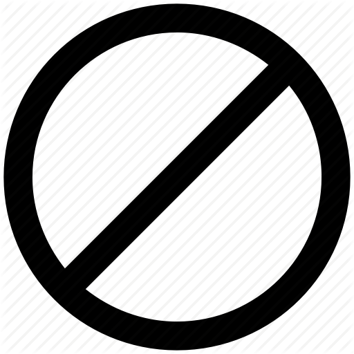 512x512 Ban, Ban Sign, Cancel, No, No Entry, Prohibit Icon