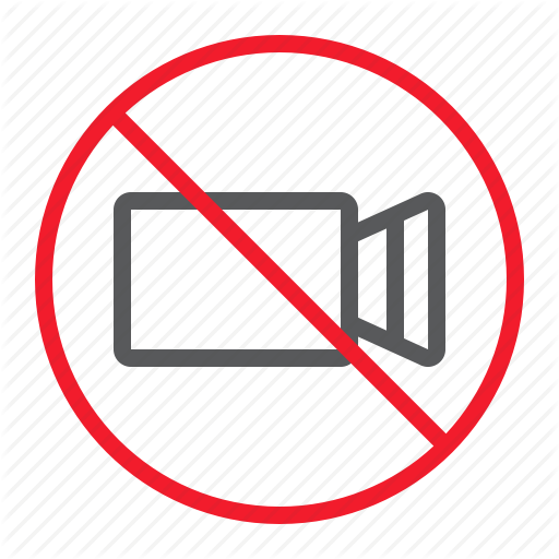 512x512 Ban, Camera, Forbidden, No, Prohibition, Stop, Video Icon