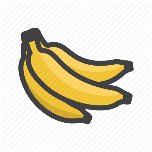 512x512 Banana, Bananas, Fruit, Fruit Game, Game Icon