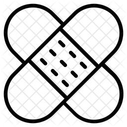256x256 Band Aid Icon Of Line Style