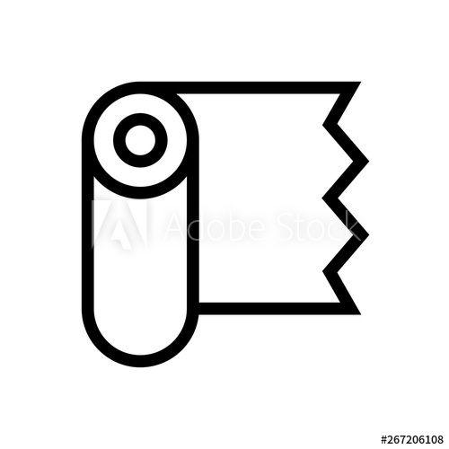 500x500 Rolled Bandage Icon Design Line Art Medical Healthcare Vector