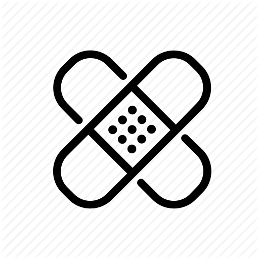 512x512 Bandage, Bandages, Cross, Hospital, Injury, Medicine Icon