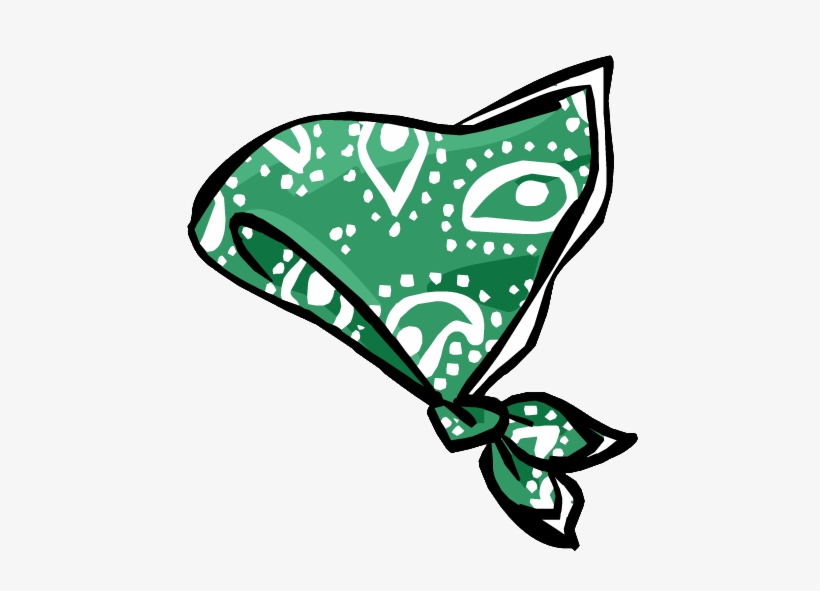 820x591 Green Paisley Bandana Clothing Icon