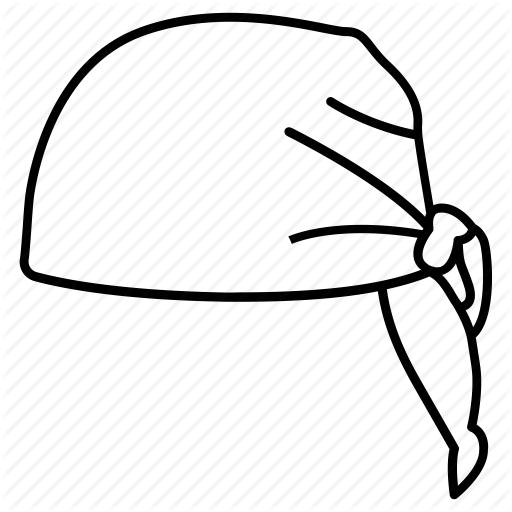 512x512 Bandana, Bandanna, Hat, Headwear, Kerchief Icon
