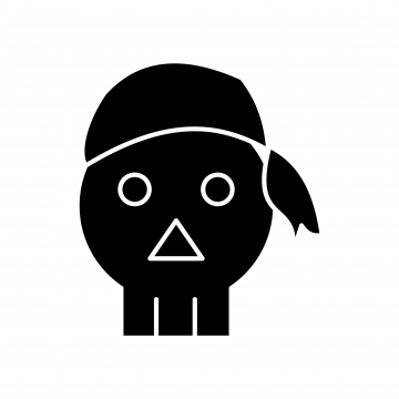 360x360 Pirate Bandana Icon For Your Project, Pirate Bandana, Bandana, Boy