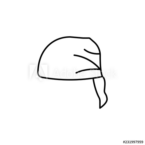 500x500 Bandana Icon Element Of Hat Icon For Mobile Concept And Web Apps
