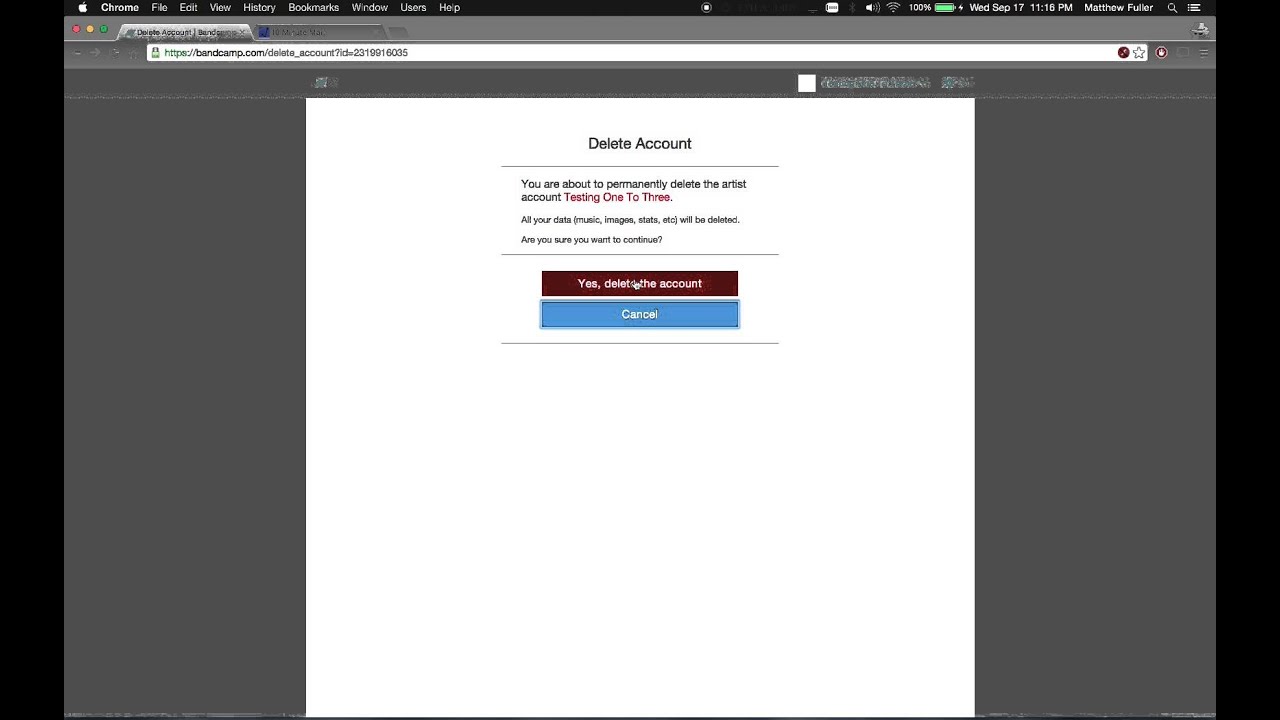 1280x720 How To Fully Delete Bandcamp Account