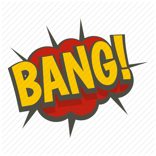512x512 Art, Bang, Comic, Exclamation, Expression, Text, Word Icon