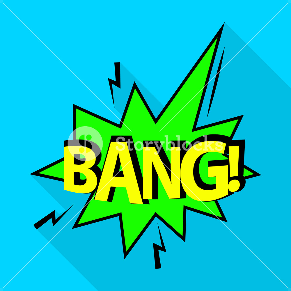 1000x1000 Bang Icon Pop Art Illustration Of Bang Vector Icon For Web