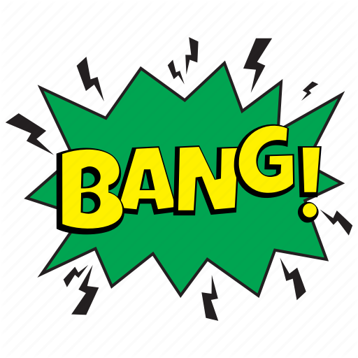 512x512 Bang, Bang Bubble, Bang Comic, Bang Expresion, Bang Message Bubble