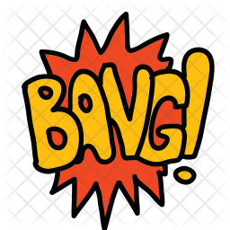 256x256 Bang Icon Of Doodle Style